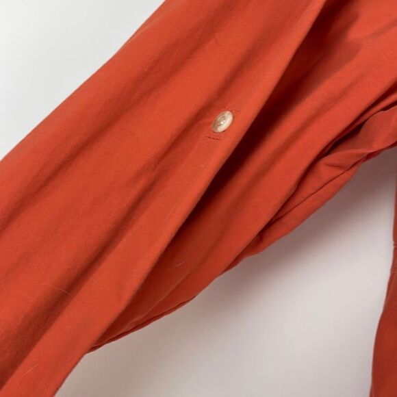 White Sierra Button Down Long Sleeve fishing shirt with Embroidered Trout XXL - Picture 10 of 11